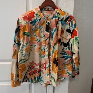 Floral Multicolor Women's Blouse